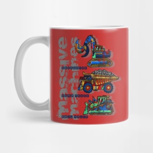 Massive Machines Construction Trucks Mug